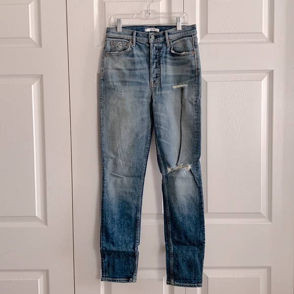 GRLFRND KAROLINA High Rise Distressed Skinny Jeans in AUSTIN Size 26 - Picture 8 of 10